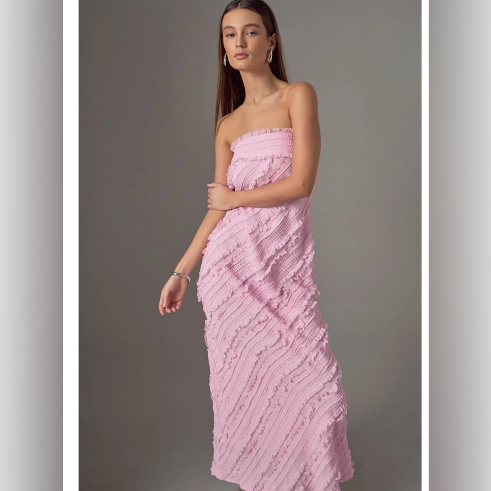 Endless Rose Ruffle Midi Dress